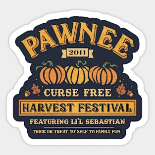 Pawnee Harvest Festival Sticker